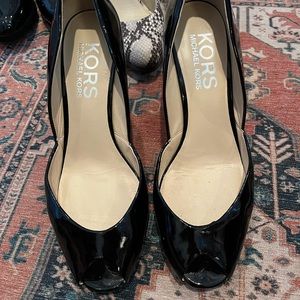 Patent leather wedges!